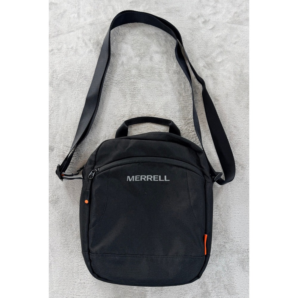 Merrell Unisex Kelley Shoulder Crossbody Sling Messenger Bag Black One Size